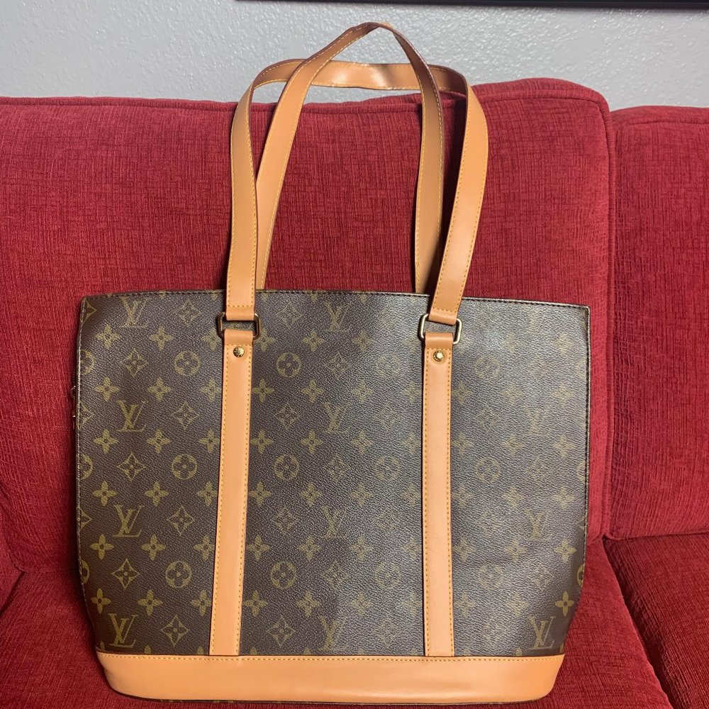 Authentic Louis Vuitton Babylone Shoulder Bag Tote Handbag In Pristine Condition